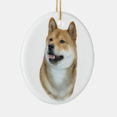 Shiba Inu Verzierung Keramikornament (Rechts)