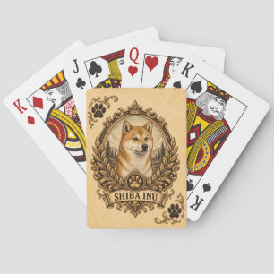 Shiba Inu, Vintage Heritage Hund Spielkarten