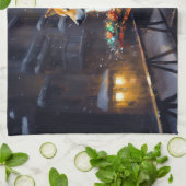 Shiba Inu Weihnachtsfeiertage Geschirrtuch (Gefaltet)