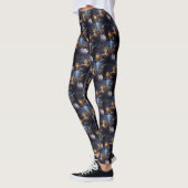 Shiba Inu Weihnachtsfeiertage Leggings (Links)