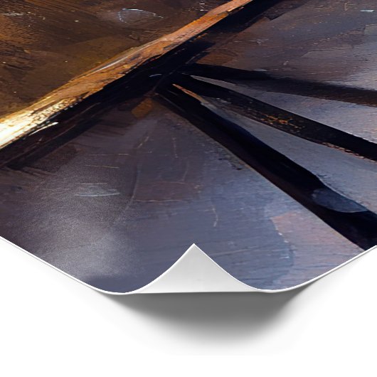 Shiba Inu Weihnachtsfeiertage Poster (Ecke)