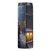 Shiba Inu Weihnachtsfeiertage Thermosbecher (Rückseite)