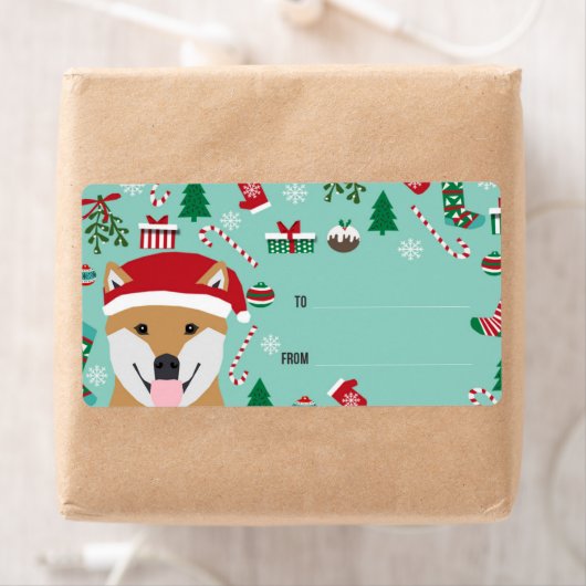 Shiba Inu Weihnachtslabels - Weihnachtslieder