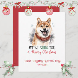 Shiba Inu Weihnachtsträume | Feiertagskarte