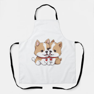 shiba inu Welpe Classic T - Shirt Schürze