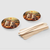 Shiba Inu Welppy Autumn Delight Pumpkin Fächer (Non-assembled)