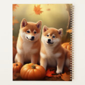 Shiba Inu Welppy Autumn Delight Pumpkin Planer (Rückseite)