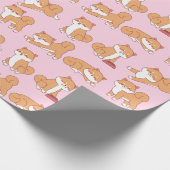 Shiba Inu Wrapping Paper Geschenkpapier (Ecke)