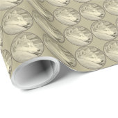 Shiba Inu Wrapping Paper Hundeschleifpapier Geschenkpapier (Rolleneckpunkt)