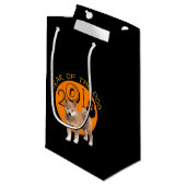 Shiba inu Year of the Dog 2018 Small Gift Bag Kleine Geschenktüte (Vorderseite Schrägansicht)