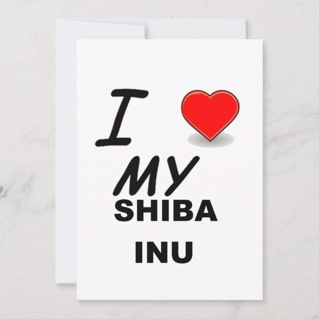 Shiba Liebe (Vorderseite)