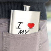 Shiba Liebe Flachmann (Beispiel)