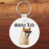Shiba Life Schlüsselanhänger (Vorderseite)