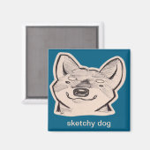 Shiba  magnet (Vorderseite/Rückseite)
