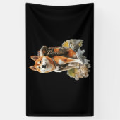 Shiba Pitbull Inu Banner (Vertikal)
