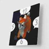 Shiba Puppy 3D Art Hund Jahr Name Square Wall Uhr (Winkel)
