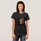 Shiba Puppy 3D Digital Art Dog Jahr 2018 T-Shirt (Vorne ganz)