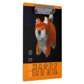 Shiba Puppy 3D Digital Art Dog Jahr 2018 Zwischena Klemmbrett (Rechts)