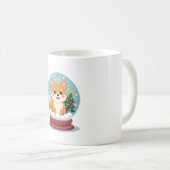 Shiba Snow Globe Kaffeetasse (VorderseiteRechts)