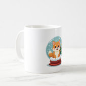 Shiba Snow Globe Kaffeetasse (Vorderseite Links)