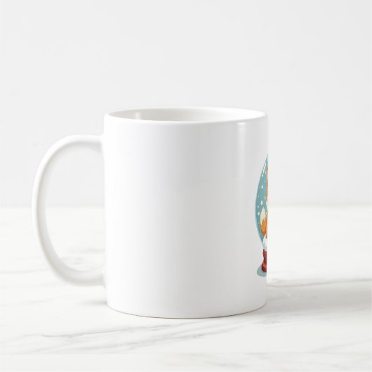 Shiba Snow Globe Kaffeetasse (Links)