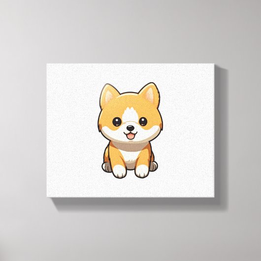 Shiba Stare Leinwanddruck (Vorderseite)