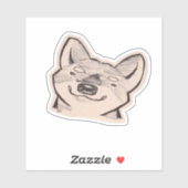 Shiba sticker (Blatt)