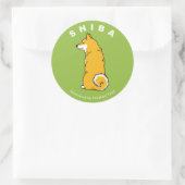 Shiba Sticker (Tasche)