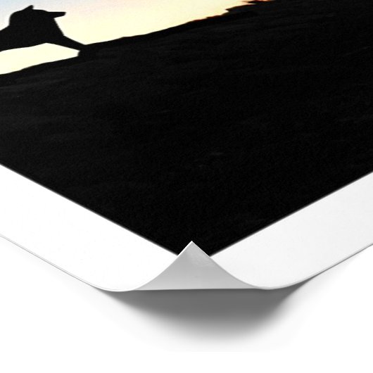 Shiba Sunrise Poster (Ecke)