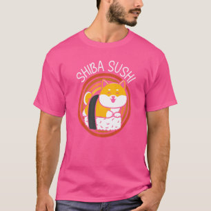 Shiba Sushi Food Feinschmecker Japanisch Sushi T-Shirt