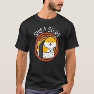 Shiba Sushi Food Feinschmecker Japanisch Sushi T-Shirt