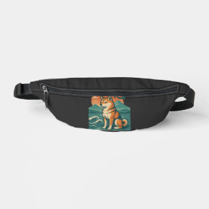 Shiba-Träume bei Dämmerung Bauchtasche