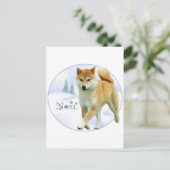 Shiba Weihnachten (Stehend Vorderseite)