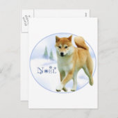 Shiba Weihnachten (Vorne/Hinten)