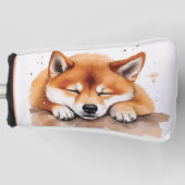 Shiba wird müde Golf Kopf Abdeckung Golf Headcover (Vorderseite)
