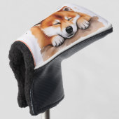 Shiba wird müde Golf Kopf Abdeckung Headcover (3/4 Vorderseite)
