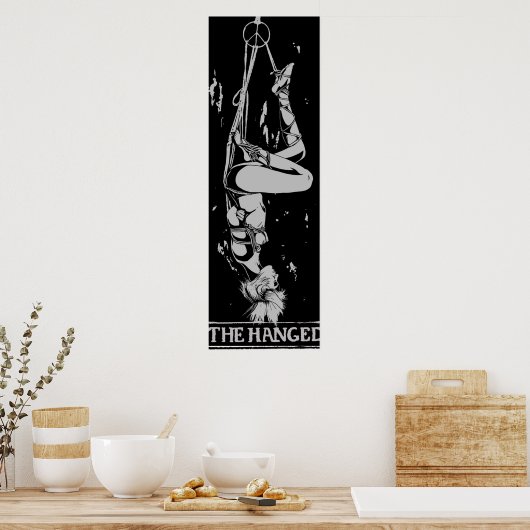 Shibari hängt poster (Küche)