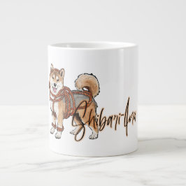 Shibari shiba inu Geschenk für Seilüberführung Jumbo-Tasse