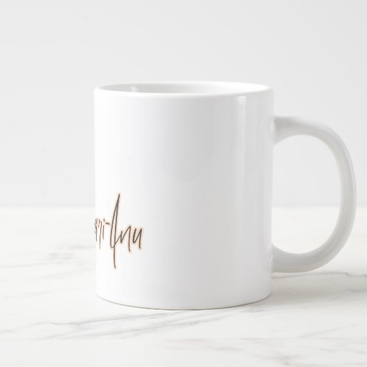 Shibari shiba inu Geschenk für Seilüberführung Jumbo-Tasse (Rechts)