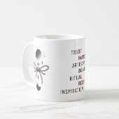 Shibari-thematische Tasse (Vorderseite Links)