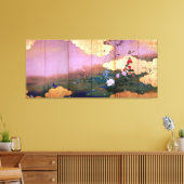 Shibata Zeshin Flowers and Birds of Four Seasons Leinwanddruck (Insitu (Wohnzimmer))