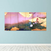 Shibata Zeshin Flowers and Birds of Four Seasons Leinwanddruck (Insitu (Holzboden))