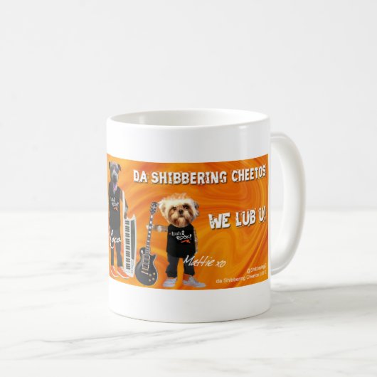 Shibbering Cheetos Tasse (VorderseiteRechts)