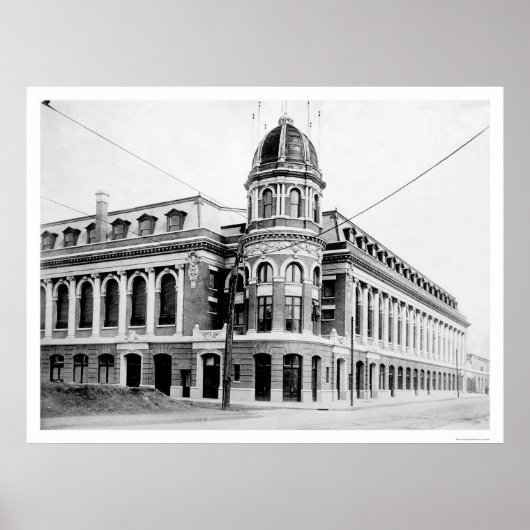 Shibe Park Baseball 1913 Poster (Vorne)