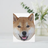 shibe.png postkarte (Stehend Vorderseite)