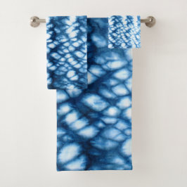 Shibori Badhandtuch Set