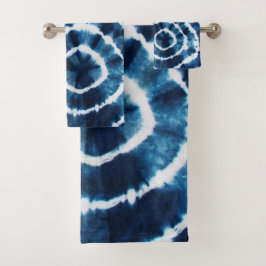 Shibori Badhandtuch Set