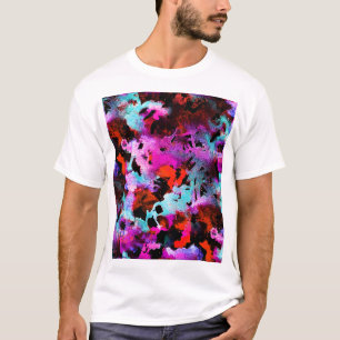 Shibori Batik: Wasserfarbverlauf-Tie-Dye T-Shirt