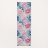 Shibori Blue Gefärbte Krawatte Japan Traditionelle Yogamatte (Vorderseite)
