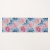 Shibori Blue Gefärbte Krawatte Japan Traditionelle Yogamatte (Vorderseite (Horizontal))